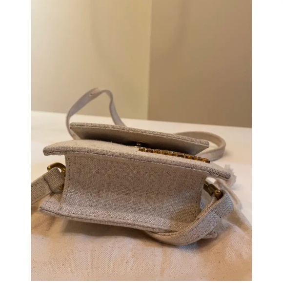JACQUEMUS "Le Chiquito" Linen Top Handle Bag - Picture 5 of 6